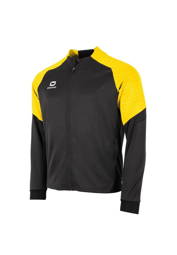 STANNO - Bluza dresowa zapinana na zamek błyskawiczny Stanno Bolt. Kolor: wielokolorowy, żółty, czarny. Materiał: dresówka. Sport: fitness