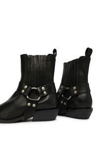 Replay - REPLAY Sztyblety GWN99.000.C0003L Czarny. Kolor: czarny. Materiał: skóra #6