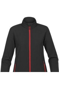 STORMTECH - Kurtka Damska Orbiter Soft Shell. Kolor: czerwony, wielokolorowy, czarny