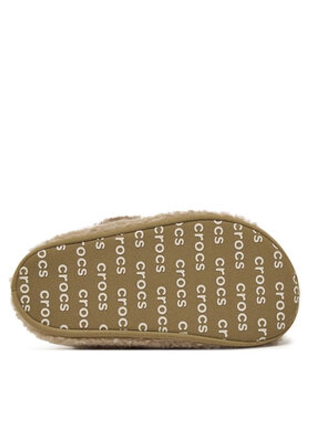 Crocs Kapcie Classic Cozzzy 210856 Beżowy. Kolor: beżowy. Materiał: materiał