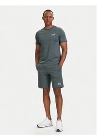 EA7 Emporio Armani T-Shirt 8NPT25 PJVPZ U8085 Szary Regular Fit. Kolor: szary. Materiał: bawełna #4