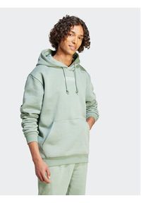 Adidas - adidas Bluza IR8358 Zielony Loose Fit. Kolor: zielony. Materiał: bawełna #4