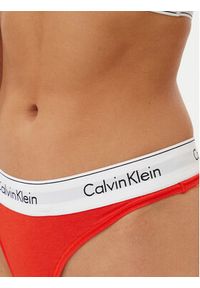 Calvin Klein Underwear Stringi 0000F3786E Czerwony. Kolor: czerwony. Materiał: bawełna