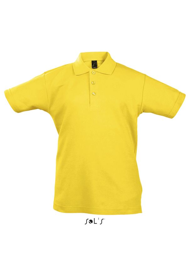 SOL'S - Koszulka polo dla dzieci Sol's Summer Ii. Typ kołnierza: polo. Kolor: żółty. Styl: elegancki