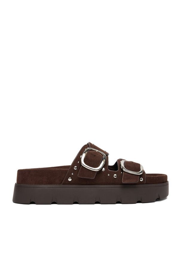 DeeZee Klapki CEO-HY35011-1 Brązowy. Kolor: brązowy. Materiał: materiał