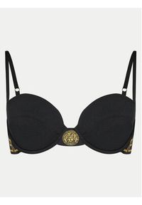 VERSACE - Versace Biustonosz z fiszbiną Greca 1000655 Czarny. Kolor: czarny. Materiał: bawełna #2