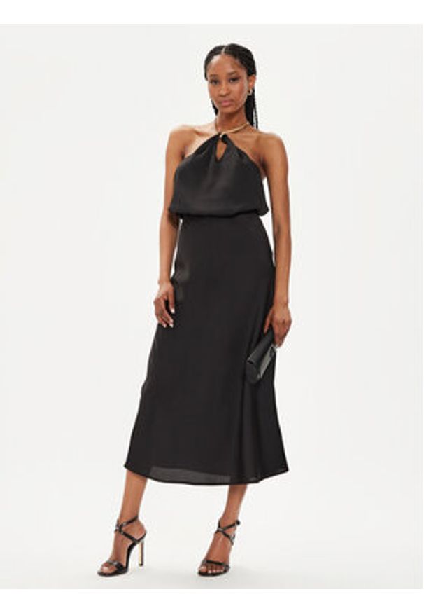 Bruuns Bazaar Spódnica midi Joane BBW3909 Czarny Regular Fit. Kolor: czarny. Materiał: syntetyk