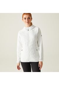 Kurtka turystyczna damska Regatta Andreson hybrydowa. Kolor: biały. Materiał: puch. Sport: turystyka piesza #1