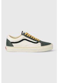 Vans tenisówki Old Skool męskie kolor szary VN000D3HYDX1. Nosek buta: okrągły. Zapięcie: sznurówki. Kolor: zielony. Materiał: guma. Szerokość cholewki: normalna. Styl: klasyczny #1