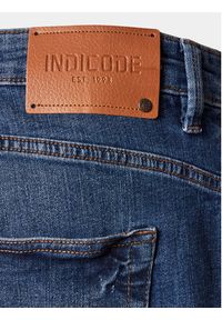 INDICODE Szorty jeansowe Kaden Holes 70-104 Niebieski Regular Fit. Kolor: niebieski. Materiał: bawełna