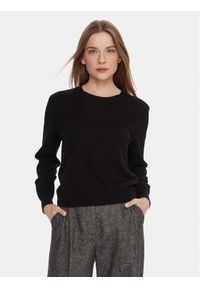 United Colors of Benetton - United Colors Of Benetton Sweter 1002D10BG Czarny Relaxed Fit. Kolor: czarny. Materiał: wełna