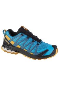 salomon - Buty do biegania Salomon Xa Pro 3D v8 414399 niebieskie. Kolor: niebieski. Materiał: guma, tkanina, syntetyk