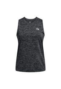 Damski tank top Under Armour Tech™ Twist. Kolor: czarny, biały, wielokolorowy. Długość rękawa: bez rękawów. Sport: fitness #1
