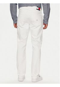 Tommy Jeans Jeansy Ryan DM0DM18761 Biały Straight Fit. Kolor: biały