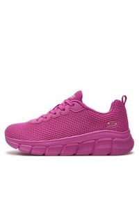 skechers - Skechers Sneakersy Bobs B Flex-Visionary Essence 117346/HPK Różowy. Kolor: różowy. Materiał: mesh, materiał #4