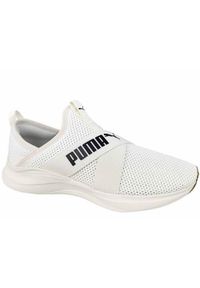 Buty do chodzenia damskie Puma Softride Harmony Slip. Zapięcie: bez zapięcia. Kolor: biały, wielokolorowy. Materiał: guma, materiał, tkanina, syntetyk. Szerokość cholewki: normalna. Sport: turystyka piesza