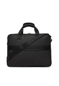 TOMMY HILFIGER - Tommy Hilfiger Torba na laptopa Th Repreve Computer Bag AM0AM13466 Czarny. Kolor: czarny. Materiał: materiał #4