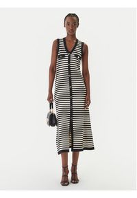 LOLA CASADEMUNT Sukienka dzianinowa MS2616002 Czarny Regular Fit. Kolor: czarny. Materiał: syntetyk #3