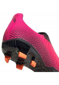Adidas - Buty piłkarskie adidas X Ghosted.3 Ll Fg M FW6968 wielokolorowe różowe. Okazja: na co dzień. Kolor: wielokolorowy. Materiał: włókno, dzianina. Szerokość cholewki: normalna. Sport: piłka nożna