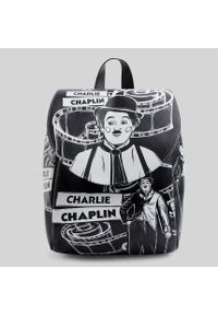 Plecak damski Mumka wegański Charlie Chaplin. Wzór: motyw zwierzęcy