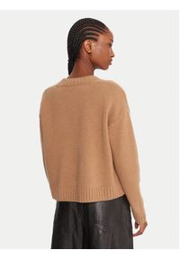 Weekend Max Mara Kardigan Filmato 2525346062 Beżowy Regular Fit. Kolor: beżowy. Materiał: wełna #3