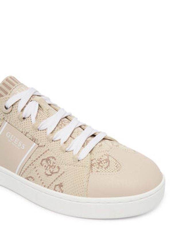 Guess Sneakersy FLPJRX FAL12 Beżowy. Kolor: beżowy. Materiał: materiał