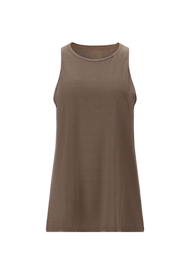 ENDURANCE - Koszulka do jogi Athlecia Mota Slub Top. Kolor: zielony. Materiał: elastan, poliester. Sport: joga i pilates