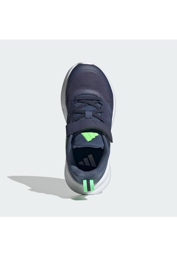 Adidas - Buty dla dzieci Fortarun 4.0. Zapięcie: pasek. Kolor: niebieski
