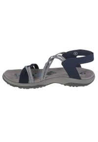 skechers - Buty do chodzenia damskie Skechers Reggae Slim Takes Two. Zapięcie: rzepy. Kolor: niebieski. Materiał: materiał, syntetyk, tkanina. Sport: turystyka piesza