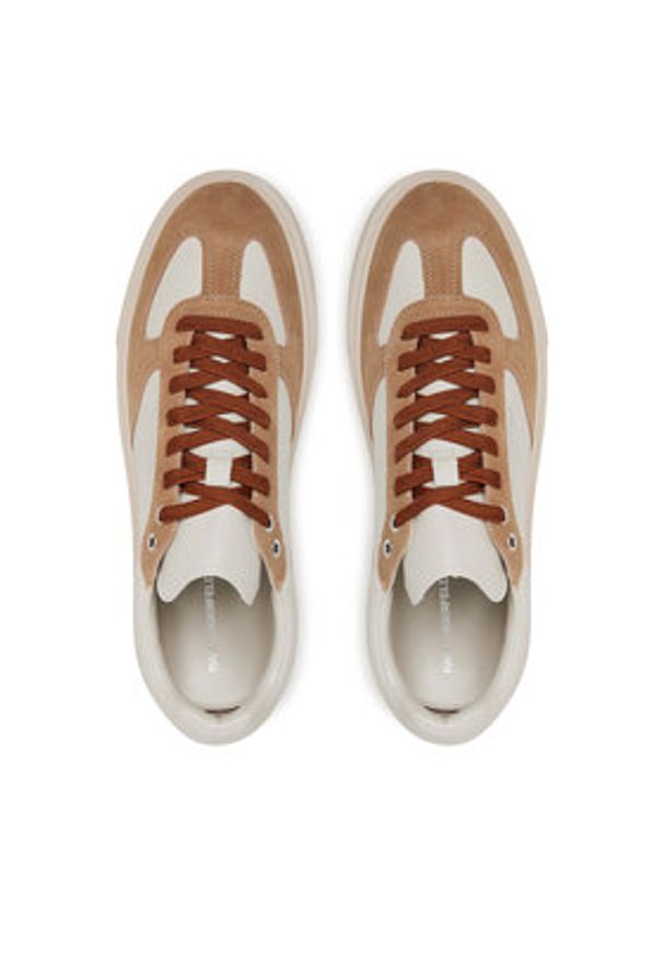 Karl Lagerfeld - KARL LAGERFELD Sneakersy KL52235 Biały. Kolor: biały. Materiał: zamsz, skóra