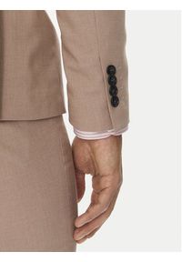 Lindbergh Garnitur 30-61040 Beżowy Slim Fit. Kolor: beżowy. Materiał: syntetyk #7