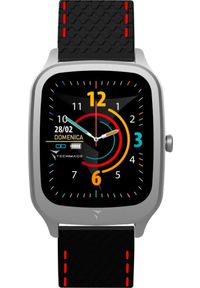 Smartwatch Techmade Smartwatch męski TM-VISIONS-BKSR czarny pasek. Rodzaj zegarka: smartwatch. Kolor: czarny