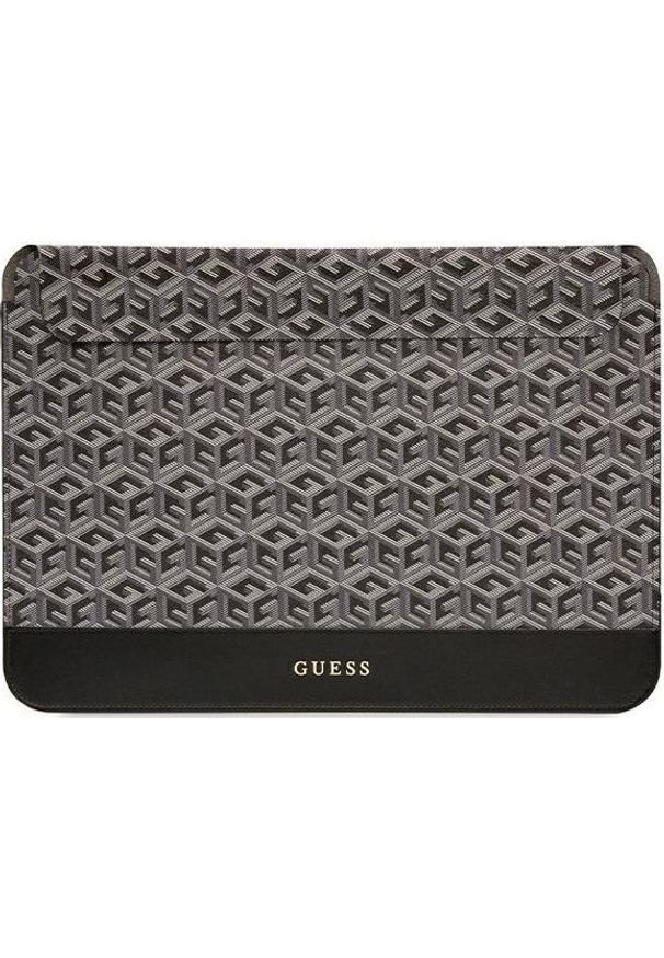 TRITON - Etui Triton Guess Sleeve GUCS14HGCFSEK 14" czarny /black GCube Stripes. Kolor: czarny