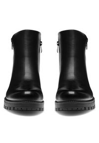 Jenny Fairy Botki JILL HY12618-3 Czarny. Kolor: czarny. Materiał: materiał #7