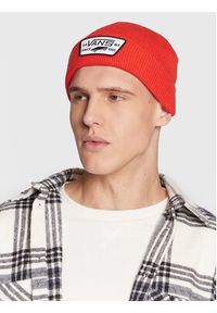 Vans Czapka Milford Bean VN0A36OJ6UA1 Czerwony. Kolor: czerwony. Materiał: akryl, materiał