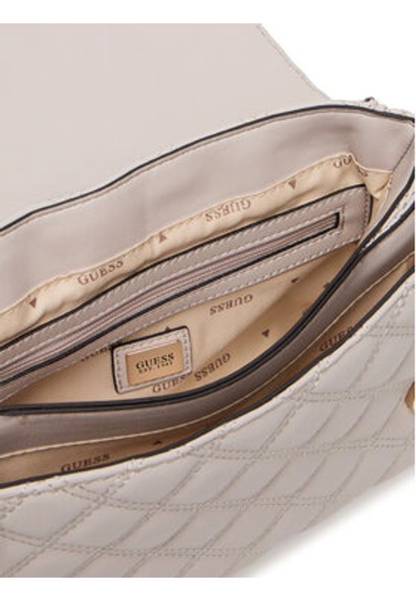 Guess Torebka Giully II HWQG96 73200 Szary. Kolor: szary. Materiał: skórzane