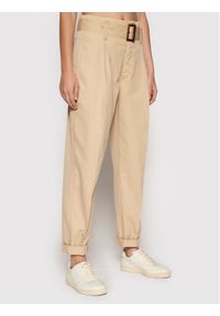 Polo Ralph Lauren Spodnie materiałowe 211752936006 Beżowy Regular Fit. Kolor: beżowy. Materiał: materiał, bawełna #1