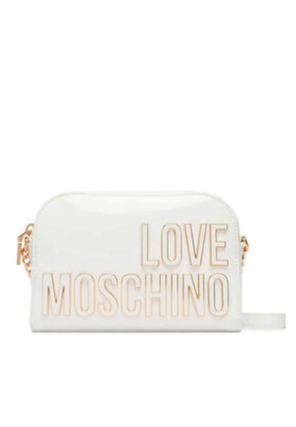Love Moschino - LOVE MOSCHINO Torebka JC4250PP0OKE110A Biały. Kolor: biały. Materiał: skórzane