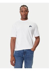 BOSS T-Shirt Te_Move 50547087 Biały Relaxed Fit. Kolor: biały. Materiał: bawełna