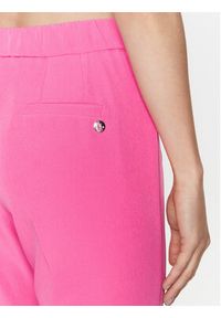 Kontatto Spodnie materiałowe CO9000 Różowy Slim Fit. Kolor: różowy. Materiał: materiał, syntetyk #7