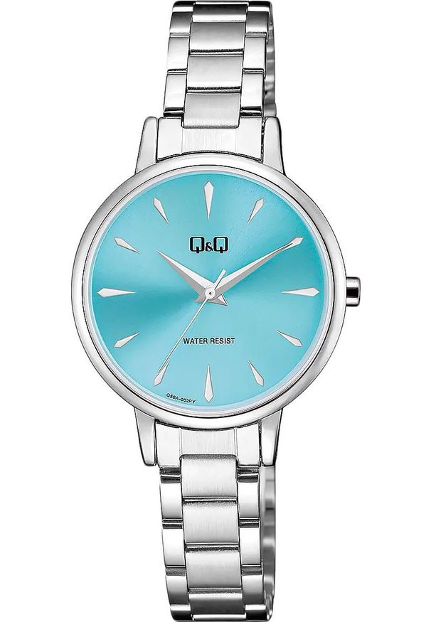 Zegarek QQ Zegarek damski QQ Q56A-002P srebrny. Kolor: srebrny