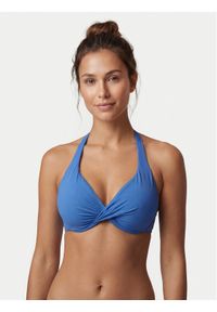 Seafolly Góra od bikini S.Collective Wrap 31219F-942 Niebieski. Kolor: niebieski. Materiał: syntetyk #1