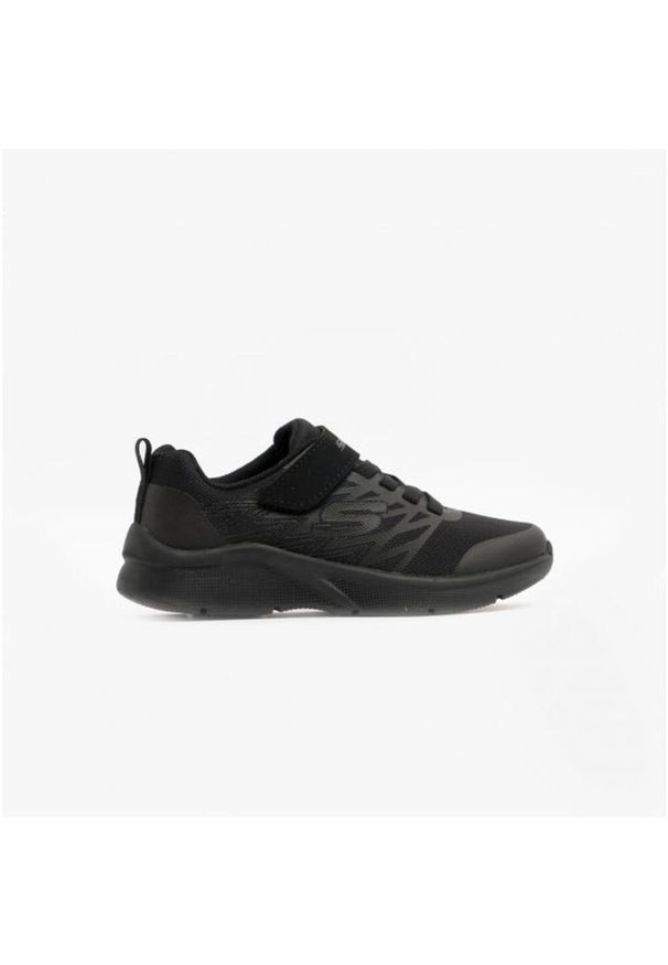 skechers - Buty na co dzień dziecięce SKECHERS MICROSPEC TEXLOR na rzepy. Okazja: na co dzień. Zapięcie: rzepy. Kolor: czarny. Model: Skechers Sport. Sport: turystyka piesza