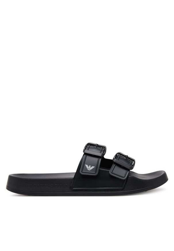 Emporio Armani Klapki XVPS13 XR275 K485 Czarny. Kolor: czarny