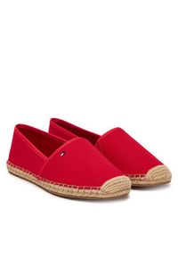 TOMMY HILFIGER - Tommy Hilfiger Espadryle Flag Canvas Espadrille FW0FW08541 Czerwony. Kolor: czerwony. Materiał: materiał #2