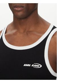 Karl Kani Tank top Ellipse 60310051 Czarny Slim Fit. Kolor: czarny. Materiał: bawełna #5