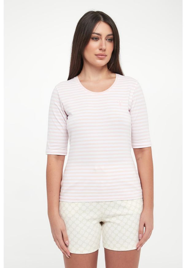 T-shirt damski w paski Tonica JOOP!. Wzór: paski