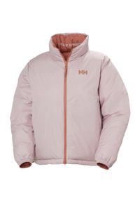 Damska odwracalna kurtka puchowa Helly Hansen Yu 23. Kolor: pomarańczowy, brązowy, wielokolorowy. Materiał: puch. Styl: elegancki #1