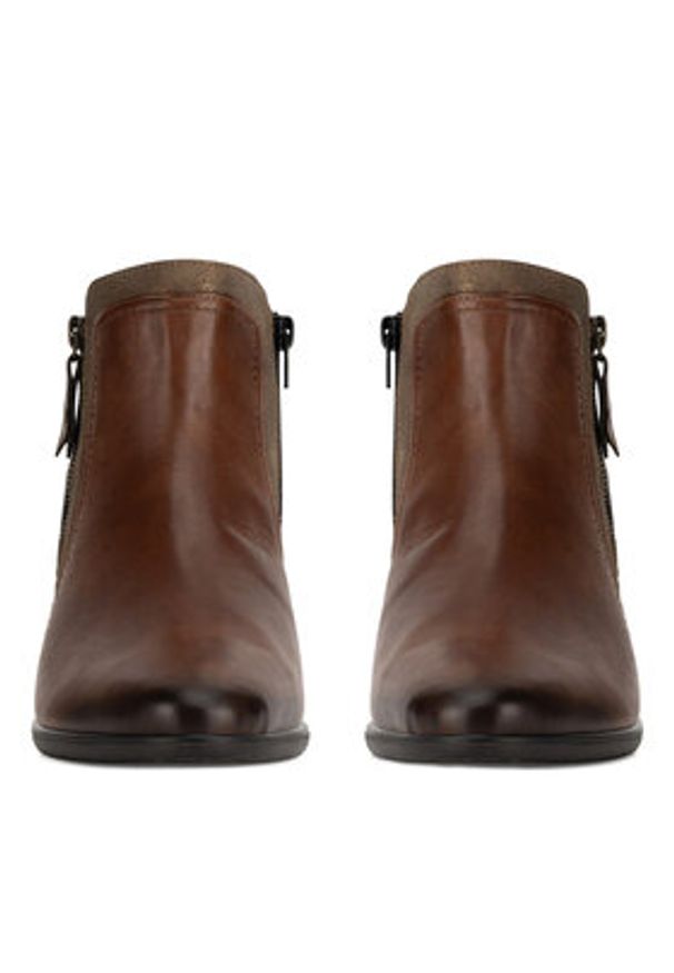 Remonte Botki R5172-23 Brązowy. Kolor: brązowy. Materiał: skóra