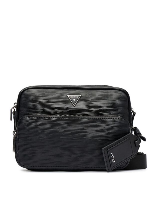 Guess Saszetka HMMIPW P6222 Czarny. Kolor: czarny. Materiał: skóra